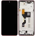 OLED Assembly With Frame For Motorola Moto G86 / G86 Power 5G (XT2527 / 2025) (Refurbished) (Chrysanthemum)