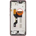 OLED Assembly With Frame For Motorola Moto G86 / G86 Power 5G (XT2527 / 2025) (Refurbished) (Chrysanthemum)