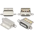Charging Port Only For iPad 11 (2025) (Soldering Required) (Premium) (10 Pack) (Silver)