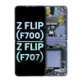Inner OLED Assembly With Frame For Samsung Galaxy Z Flip 4G (F700) (Service Pack) (Mirror Purple)