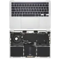Top Case with Battery and Keyboard (ISO UK) For MacBook Pro 13" A2338 (2020) (Silver)