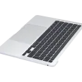 Top Case with Battery and Keyboard (ISO UK) For MacBook Pro 13" A2338 (2020) (Silver)