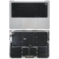Top Case with Battery and Keyboard (ANSI US) For MacBook Pro 14" A2779 (2023) (Silver)