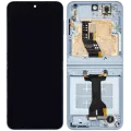Inner OLED Assembly With Frame For Samsung Galaxy Z Flip 6 (F741) (US & International) (Refurbished) (Blue)