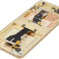 Inner OLED Assembly With Frame For Samsung Galaxy Z Flip 6 (F741) (US & International) (Refurbished) (Yellow)
