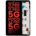 OLED Assembly With Frame For Xiaomi Redmi Note 11 Pro / Note 11 Pro 5G / Xiaomi Poco X4 Pro 5G / Redmi Note 11E Pro (Aftermarket Plus) (All Colors)