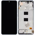 OLED Assembly With Frame For Xiaomi Redmi Note 13 4G (Aftermarket Plus) (Ice Blue)