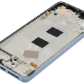 OLED Assembly With Frame For Xiaomi Redmi Note 13 4G (Aftermarket Plus) (Ice Blue)