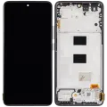 OLED Assembly With Frame For Xiaomi Redmi Note 14 5G (Aftermarket Plus) (Midnight Black)