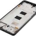 OLED Assembly With Frame For Xiaomi Redmi Note 14 5G (Aftermarket Plus) (Midnight Black)