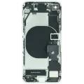 Back Housing W/ Charging Port Flex and Small Components Pre-Installed For iPhone SE (2020) (Used OEM Pull: Grade B) (White)