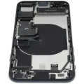 Back Housing W/ Charging Port Flex & Small Parts For iPhone SE (2022) (Used OEM Pull: Grade A) (Midnight)