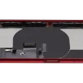 Back Housing W/ Charging Port Flex and Small Components Pre-Installed For iPhone SE (2022) (Used OEM Pull: Grade A) (Red)