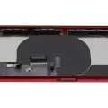 Back Housing W/ Charging Port Flex and Small Components Pre-Installed For iPhone SE (2022) (Used OEM Pull: Grade B) (Red)