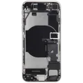 Back Housing W/ Charging Port Flex & Small Parts For iPhone SE (2022) (Used OEM Pull: Grade C) (Starlight)