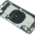 Back Housing W/ Charging Port Flex and Small Components Pre-Installed For iPhone XR (Used OEM Pull: Grade A) (White)