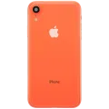 Back Housing W/ Charging Port Flex and Small Components Pre-Installed For iPhone XR (Used OEM Pull: Grade B) (Coral)