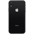 Back Housing W/ Charging Port Flex and Small Components Pre-Installed For iPhone XR (Used OEM Pull: Grade C) (Black)