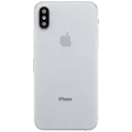 Back Housing W/ Charging Port Flex and Small Components Pre-Installed For iPhone XS (Used OEM Pull: Grade A) (Silver)