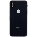 Back Housing W/ Charging Port Flex and Small Components Pre-Installed For iPhone XS (Used OEM Pull: Grade A) (Space Gray)