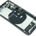Back Housing W/ Charging Port Flex and Small Components Pre-Installed For iPhone XS (Used OEM Pull: Grade A) (Space Gray)