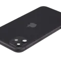 Back Housing W/ Charging Port Flex & Small Parts For iPhone 11 (Used OEM Pull: Grade A) (Black)