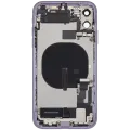Back Housing W/ Charging Port Flex & Small Parts For iPhone 11 (Used OEM Pull: Grade A) (Purple)