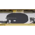 Back Housing W/ Charging Port Flex & Small Parts For iPhone 11 (Used OEM Pull: Grade A) (Yellow)