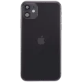 Back Housing W/ Charging Port Flex & Small Parts For iPhone 11 (Used OEM Pull: Grade B) (Black)