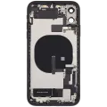 Back Housing W/ Charging Port Flex & Small Parts For iPhone 11 (Used OEM Pull: Grade B) (Black)