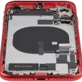 Back Housing W/ Charging Port Flex & Small Parts For iPhone 11 (Used OEM Pull: Grade B) (Red)