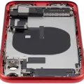 Back Housing W/ Charging Port Flex & Small Parts For iPhone 11 (Used OEM Pull: Grade B) (Red)