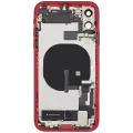 Back Housing W/ Charging Port Flex & Small Parts For iPhone 11 (Used OEM Pull: Grade B) (Red)