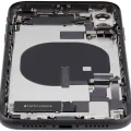 Back Housing W/ Charging Port Flex & Small Parts For iPhone 11 (Used OEM Pull: Grade C) (Black)