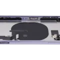 Back Housing W/ Charging Port Flex & Small Parts For iPhone 11 (Used OEM Pull: Grade C) (Purple)