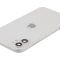Back Housing W/ Charging Port Flex & Small Parts For iPhone 11 (Used OEM Pull: Grade C) (White)