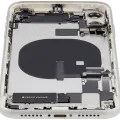 Back Housing W/ Charging Port Flex & Small Parts For iPhone 11 (Used OEM Pull: Grade C) (White)