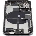 Back Housing W/ Charging Port Flex & Small Parts For iPhone 11 Pro (Used OEM Pull: Grade B) (Matte Space Gray)
