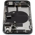 Back Housing W/ Charging Port Flex & Small Parts For iPhone 11 Pro (Used OEM Pull: Grade B) (Midnight Green)