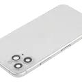 Back Housing W/ Charging Port Flex & Small Parts For iPhone 11 Pro (Used OEM Pull: Grade B) (Silver)