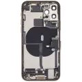 Back Housing W/ Charging Port Flex & Small Parts For iPhone 11 Pro (Used OEM Pull: Grade C) (Matte Gold)