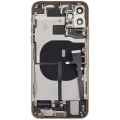 Back Housing W/ Charging Port Flex & Small Parts For iPhone 11 Pro Max (Used OEM Pull: Grade A) (Gold)