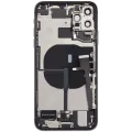 Back Housing W/ Charging Port Flex & Small Parts For iPhone 11 Pro Max (Used OEM Pull: Grade B) (Midnight Green)