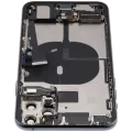 Back Housing W/ Charging Port Flex & Small Parts For iPhone 11 Pro Max (Used OEM Pull: Grade B) (Midnight Green)
