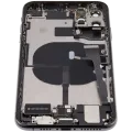 Back Housing W/ Charging Port Flex & Small Parts For iPhone 11 Pro Max (Used OEM Pull: Grade C) (Space Gray)
