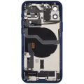 Back Housing W/ Charging Port Flex & Small Parts For iPhone 12 (EU / Global Version) (Used OEM Pull: Grade C) (Blue)
