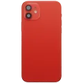 Back Housing W/ Charging Port Flex & Small Parts For iPhone 12 (EU / Global Version) (Used OEM Pull: Grade C) (Red)
