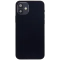 Back Housing W/ Charging Port Flex & Small Parts For iPhone 12 (US Version) (Used OEM Pull: Grade B) (Black)
