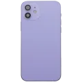 Back Housing W/ Charging Port Flex & Small Parts For iPhone 12 (US Version) (Used OEM Pull: Grade B) (Purple)