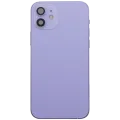 Back Housing W/ Charging Port Flex & Small Parts For iPhone 12 (US Version) (Used OEM Pull: Grade C) (Purple)
